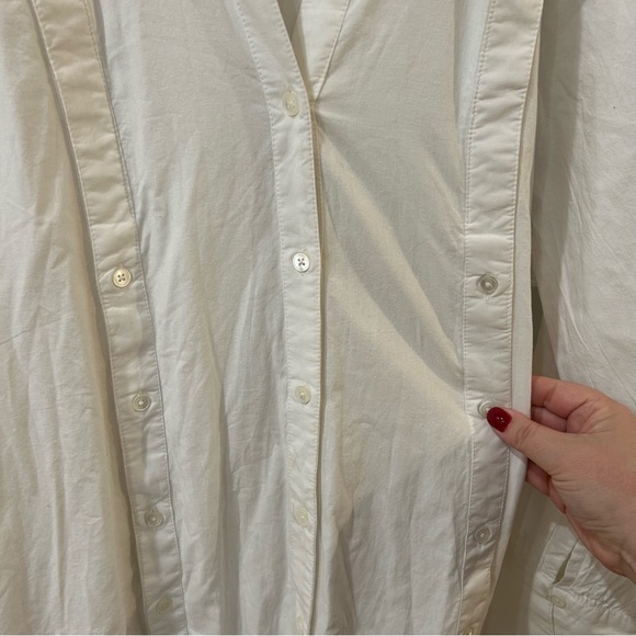 NWT Free People Charlie Button White Maxi Dress - Picture 6 of 6